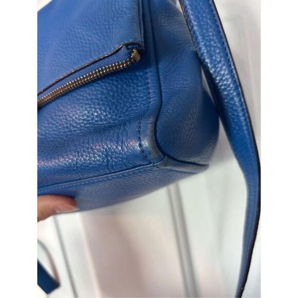 Kate Spade blue leather bag Crossbody boho y2k - Picture 2 of 8